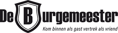Logo De Burgemeester_zw_slogan-web De Burgemeester Oirschot logo